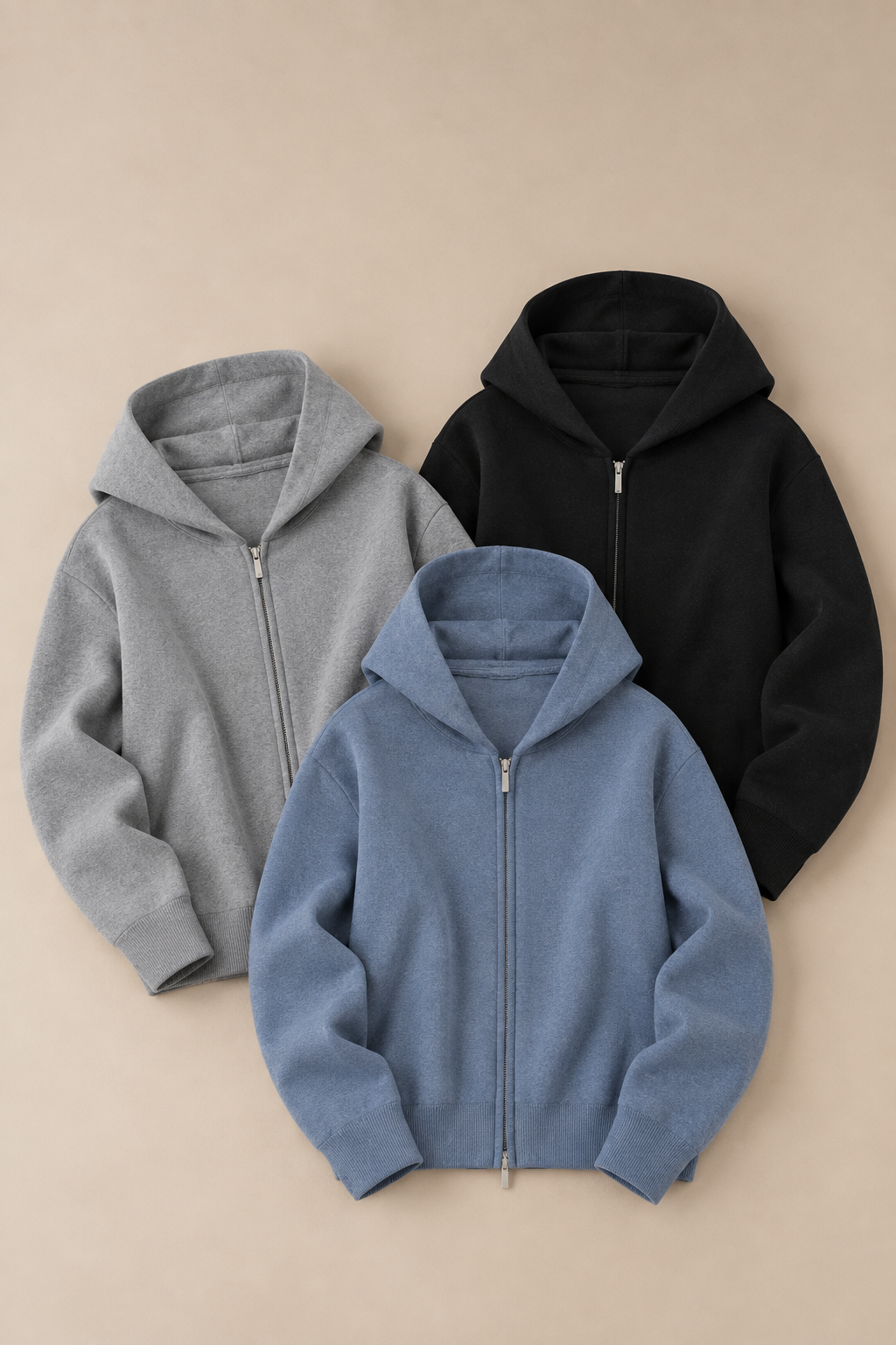 PULL ZIPPÉ A CAPUCHE