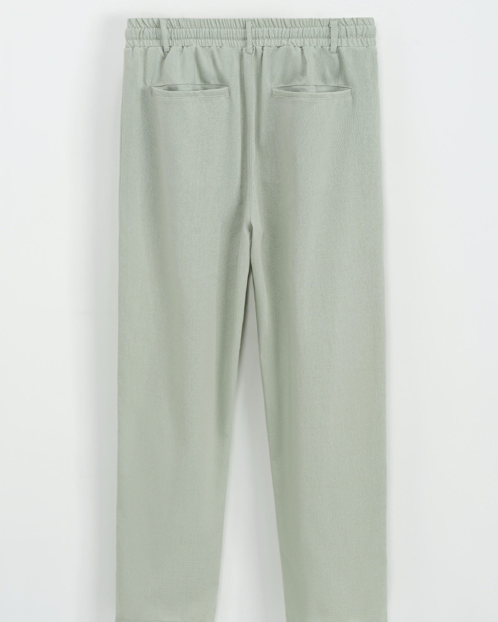 PANTALON EN TOILE UNI
