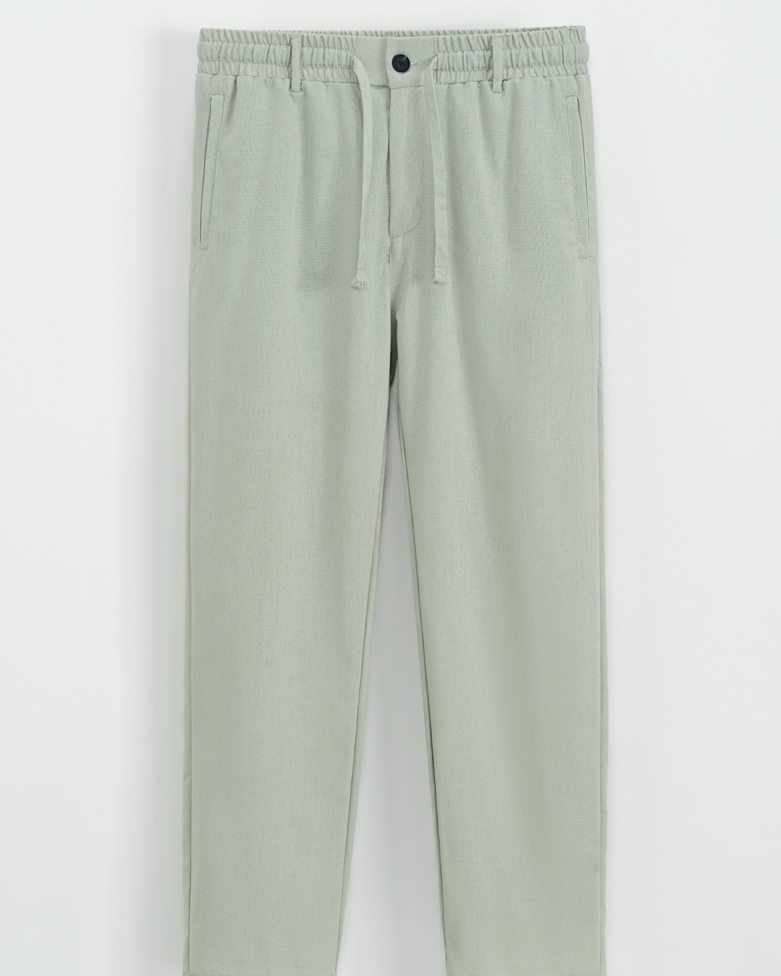 PANTALON EN TOILE UNI