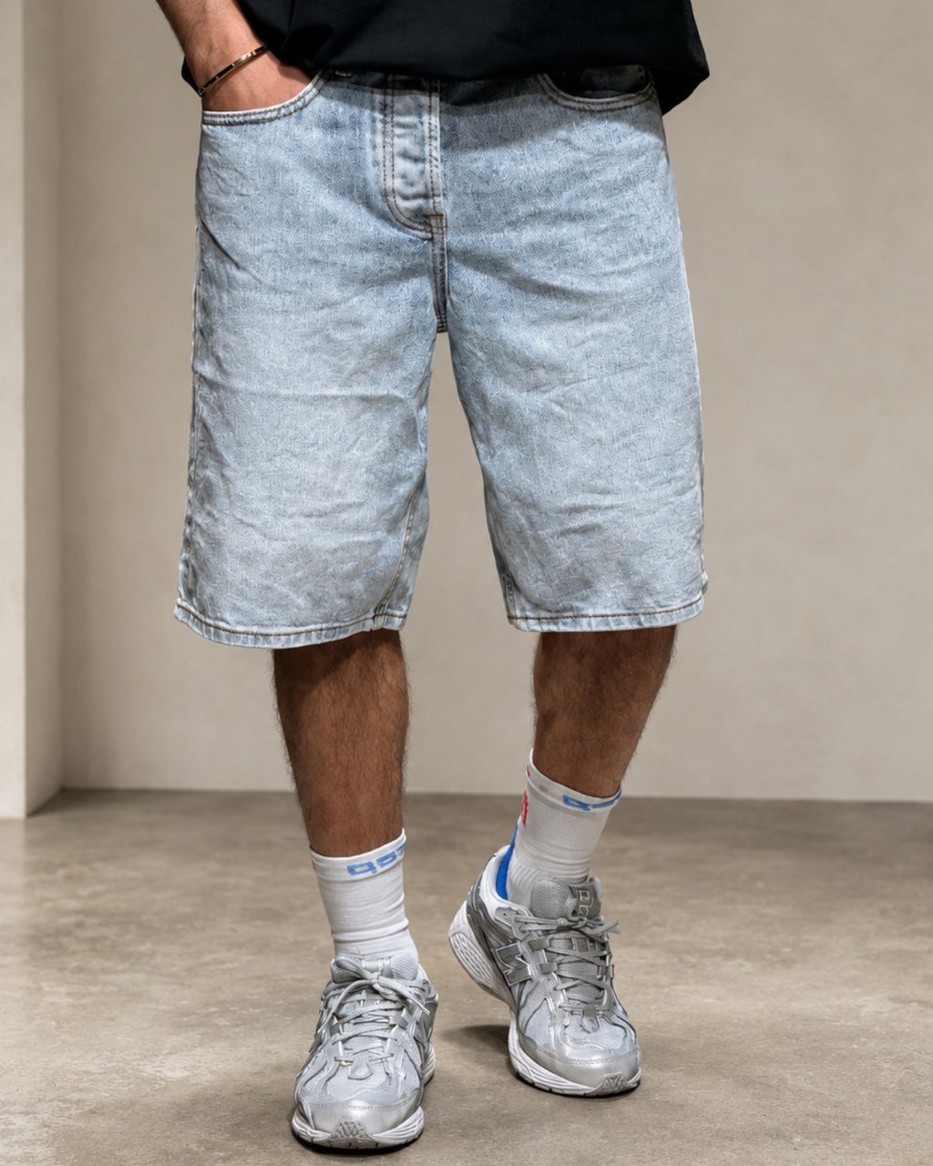 SHORT EN JEAN BAGGY