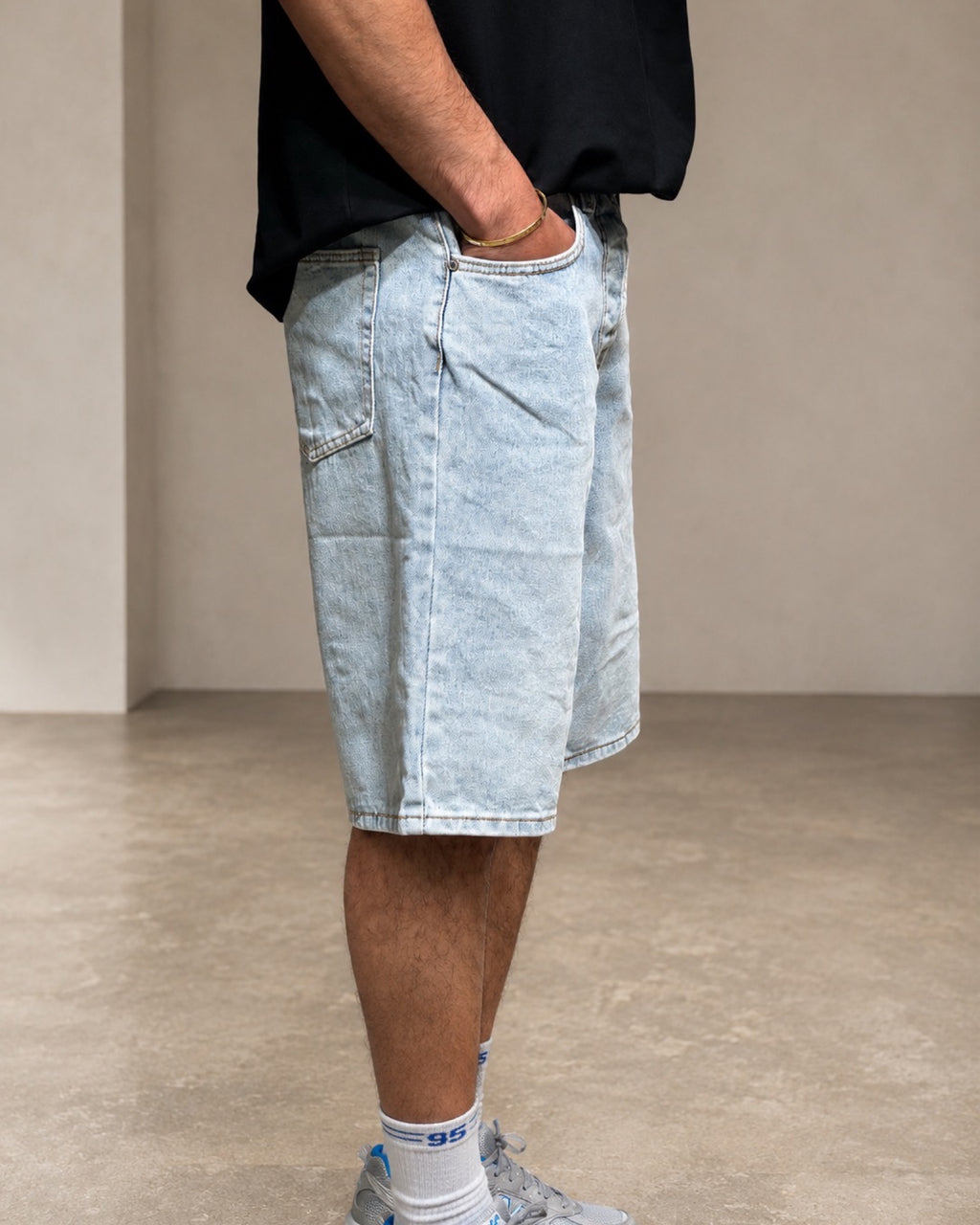 SHORT EN JEAN BAGGY