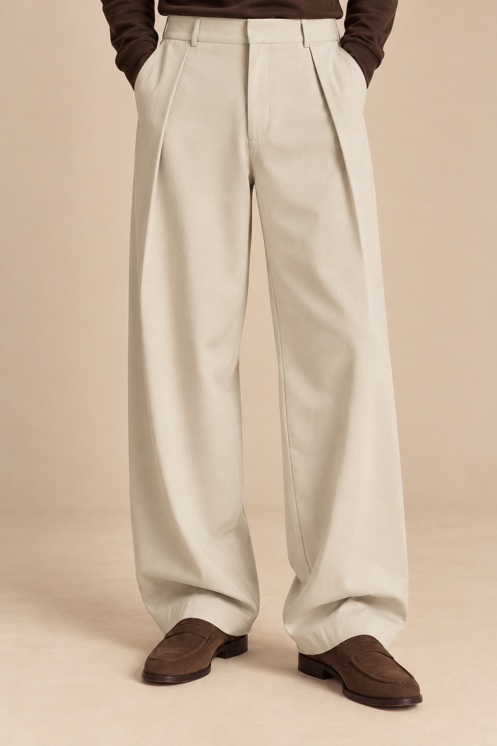 PANTALON FLUIDE A PINCES