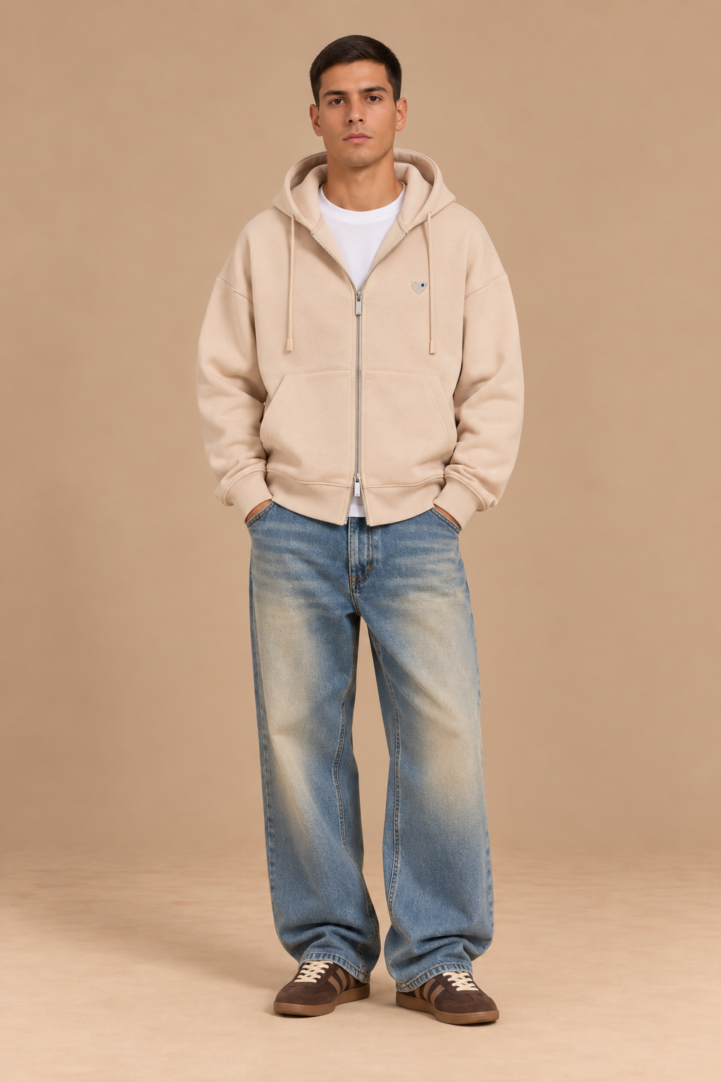 HOODIE ZIPPÉE UNI