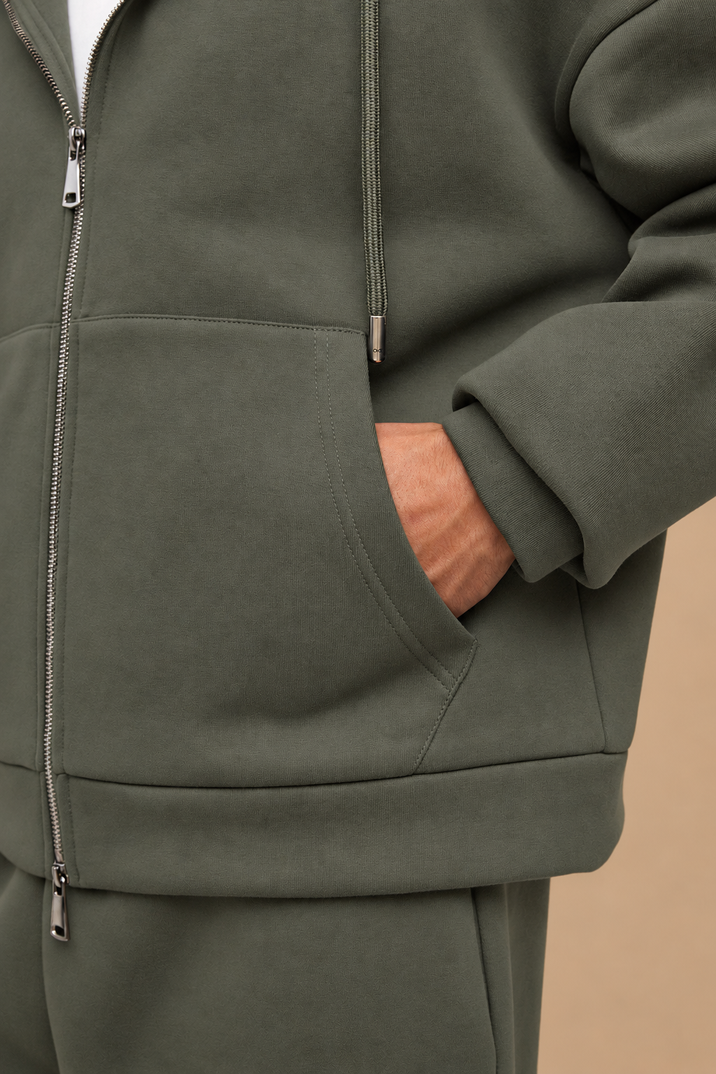 HOODIE ZIPPÉE UNI