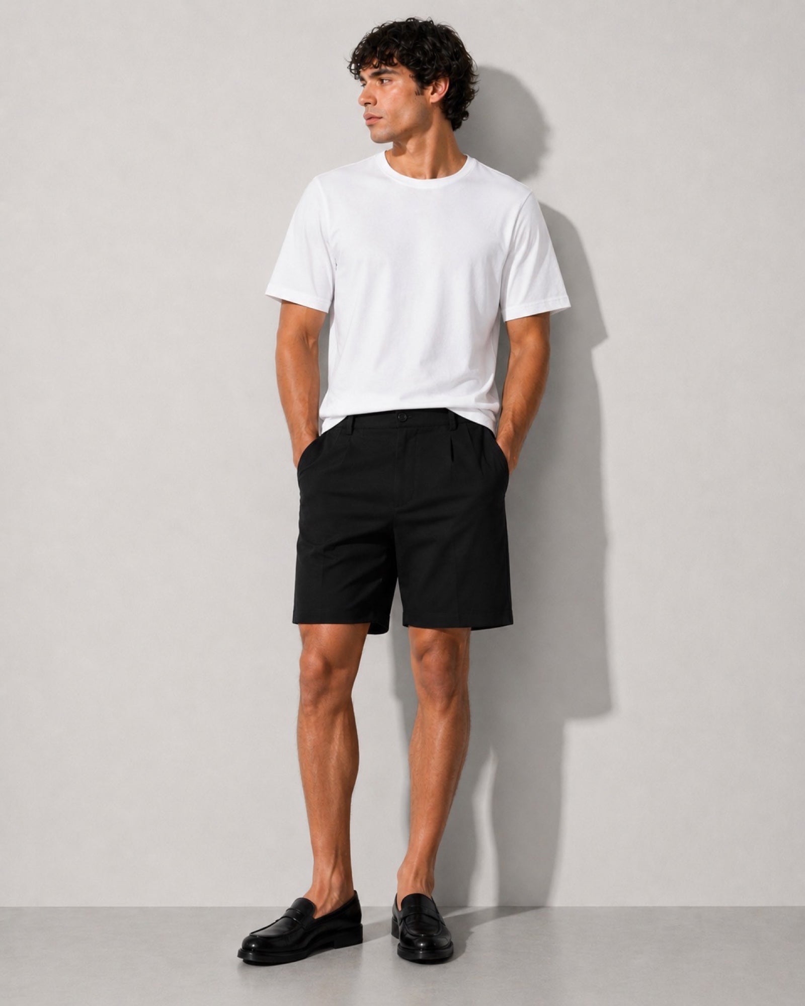 Short fluide coupe droite