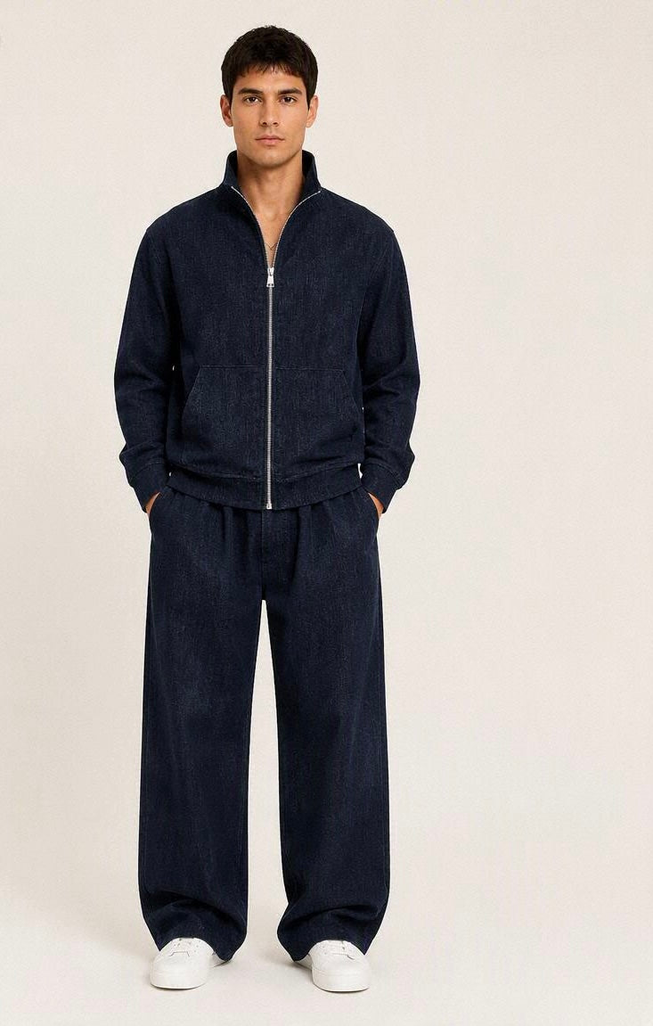 VESTE FLUIDE EFFET DENIM
