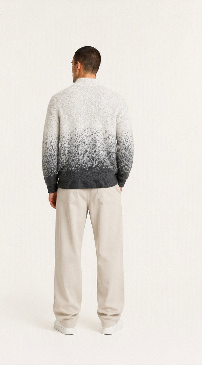 PULL ZIPPÉE EN LAINE