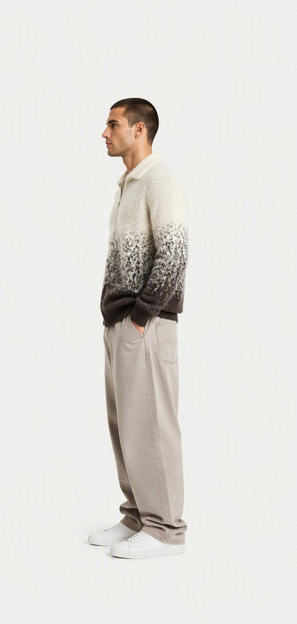 PULL ZIPPÉE EN LAINE