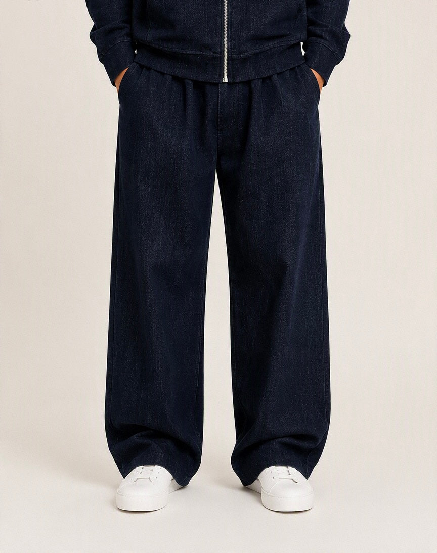 PANTALON FLUIDE EFFET DENIM