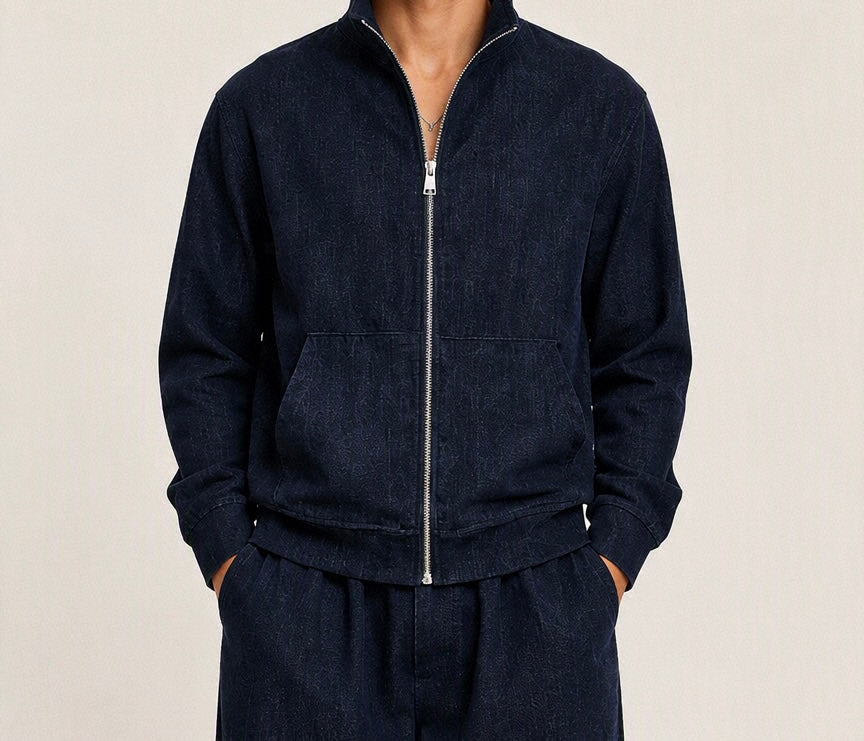 VESTE FLUIDE EFFET DENIM