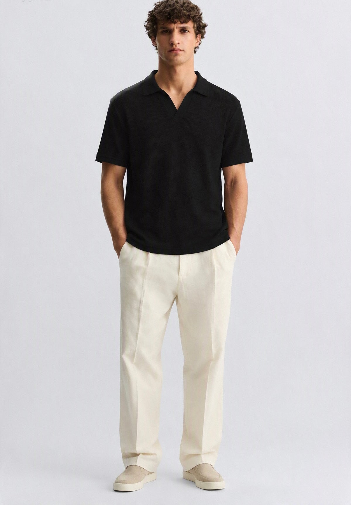 POLO UNI MAILLE LÉGÈRE