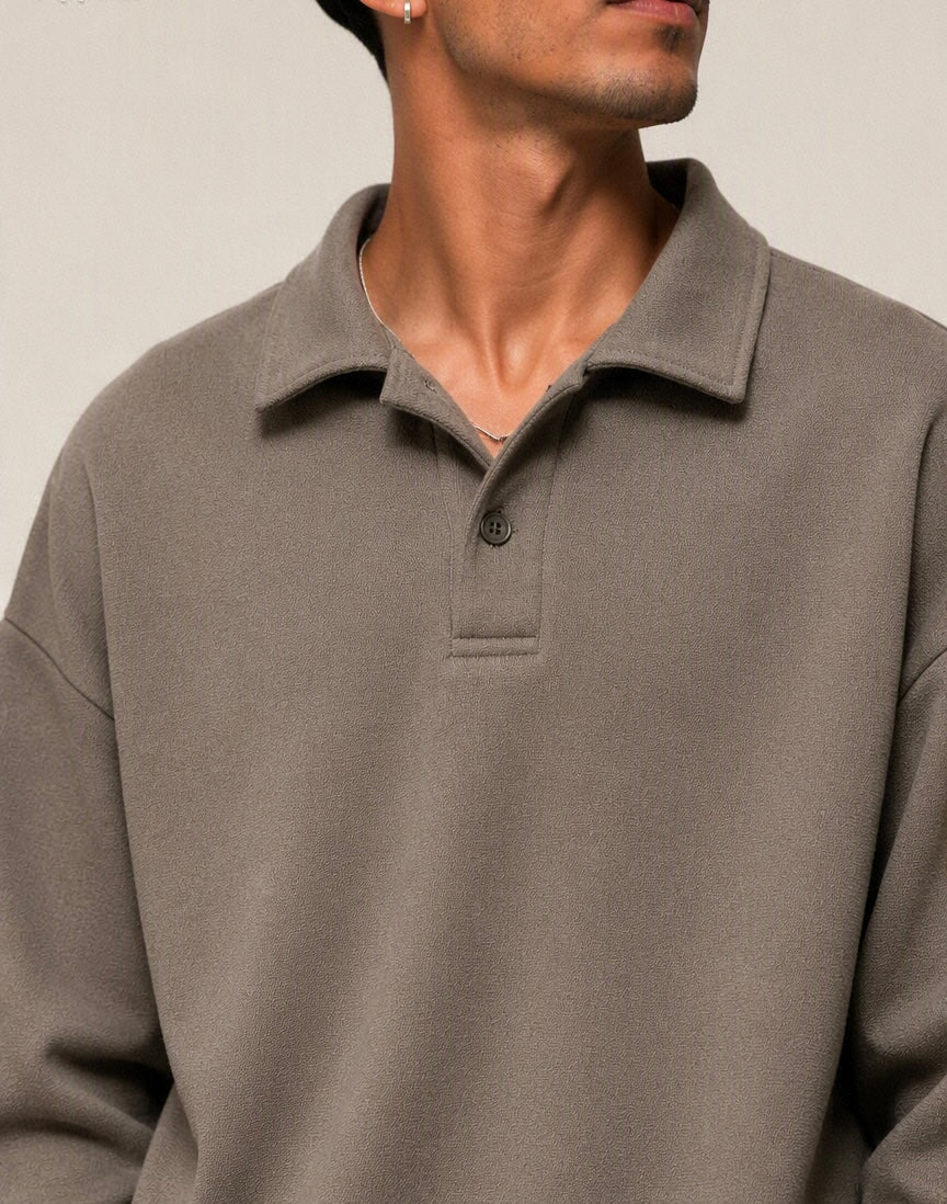 SWEAT POLO OVERSIZE