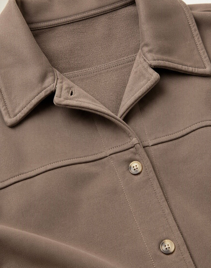 SURCHEMISE OVERSIZE FRENCH TERRY
