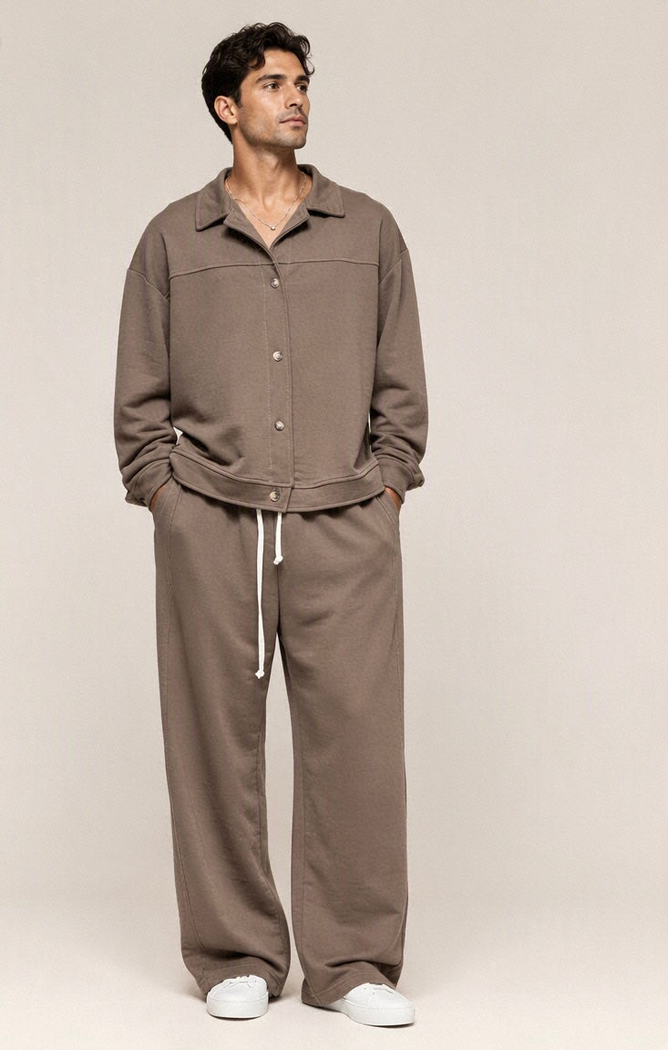 PANTALON LARGE FRENCH TERRY