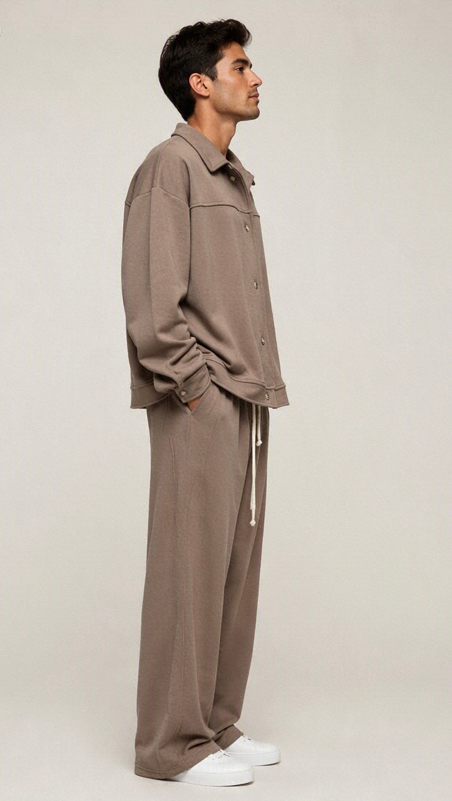 PANTALON LARGE FRENCH TERRY