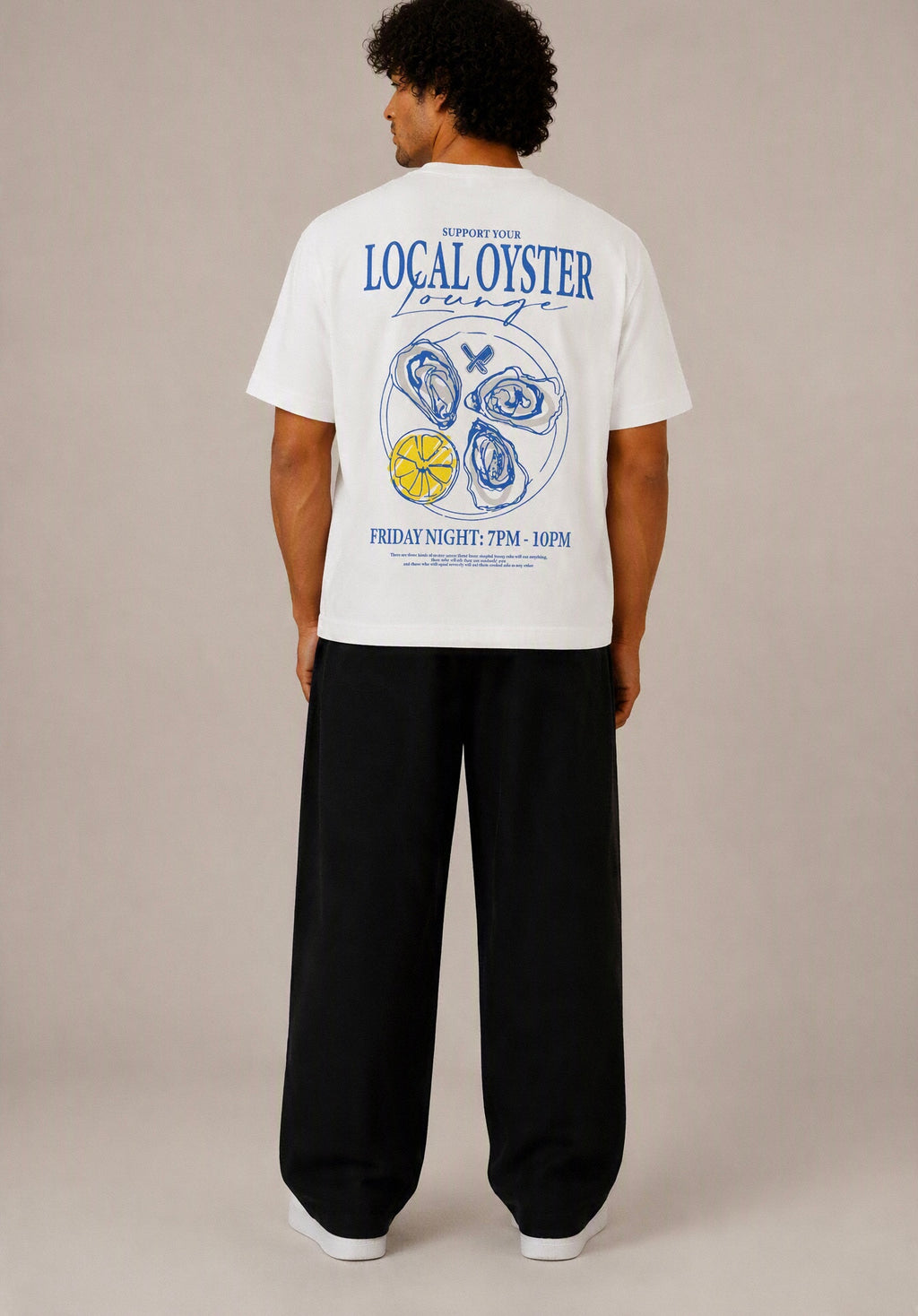 T-SHIRT OYSTER OVERSIZE