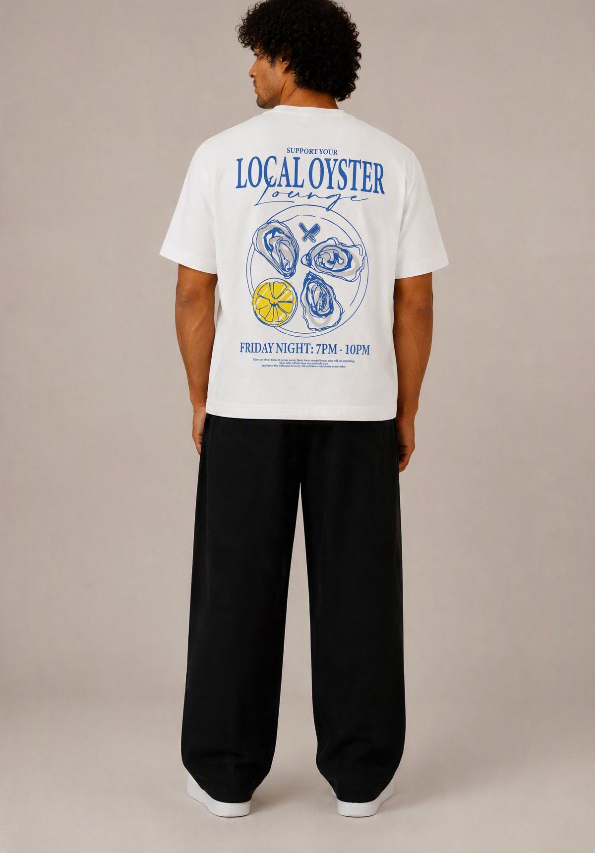 T-SHIRT OYSTER OVERSIZE