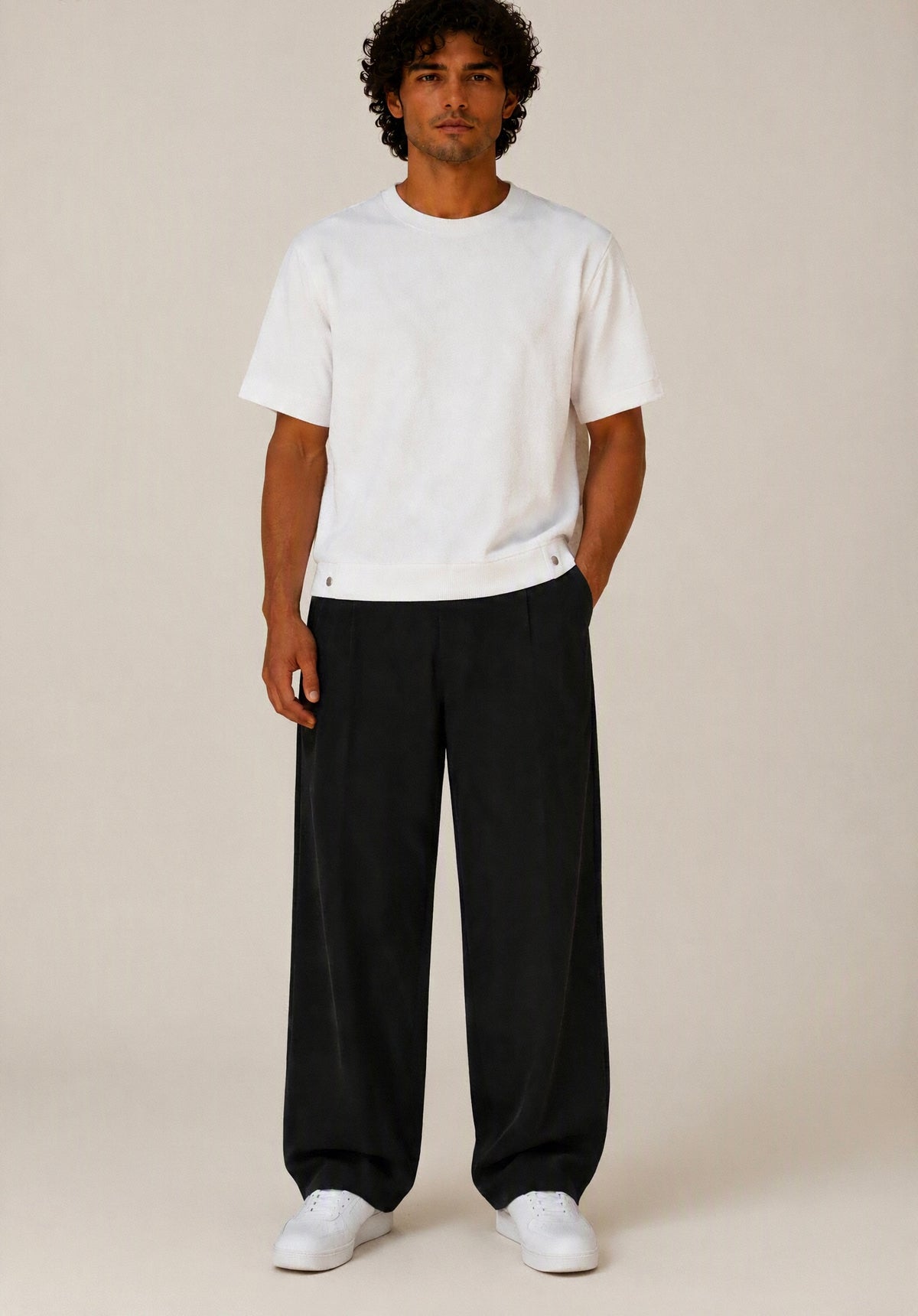 T-SHIRT REGULAR A PRESSIONS